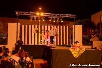 Yashyra Gonzalez y Carlos Santana, Miss y Míster de El Caracol 2018 (Foto Francisco Javier Santana)